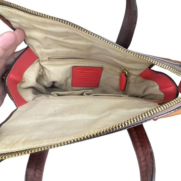 Coach Tricolor Top Handle Crossbody Purse K1382-28042 - Picture 12 of 16